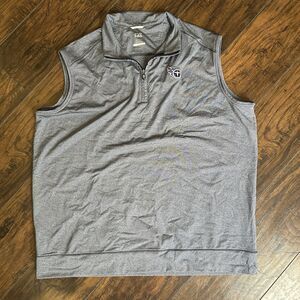 Cutter & buck Tennessee Titan Men’s Quarter Zip Vest Dry Tec 50+ UPF 3XT NFL